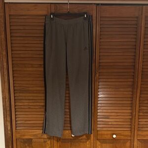 Adidas Charcoal Pants with Black Accents